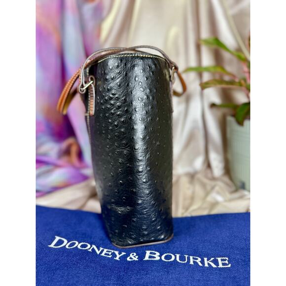NWOT Dooney & Bourke Small Lexington Tote in Ostrich-Embossed Leather - Picture 6 of 16